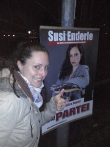 Wahlplakat Susi Enderle