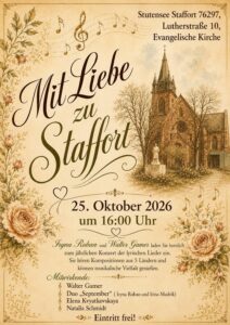 Flyer für Mit Liebe zu Staffort