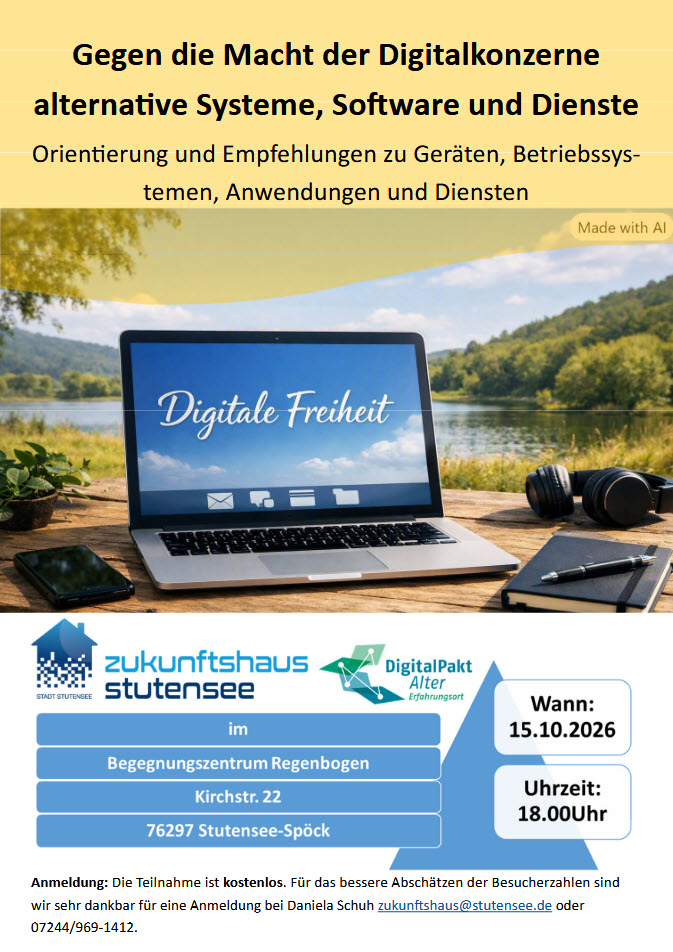 Flyer Zukunftshaus